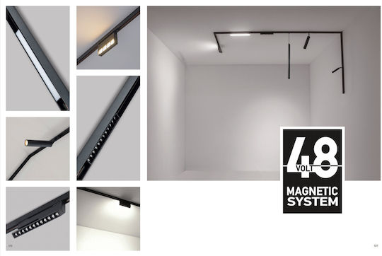 Zambelis Lights Einzel LED Warmes Weiß Spot in Schwarz Farbe