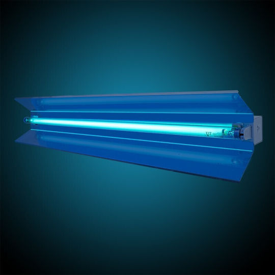 Adjustable Uvc 30w Bactericidal Lamp Reflector 140-degree Rotation Quartz Tube Wall Mount