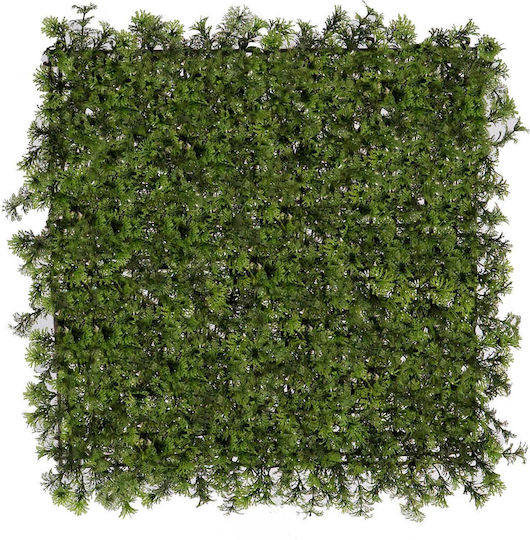 Supergreens Изкуствена панелна листва Черно 50x50см