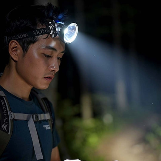 Avizar Led Headlamp 3 Modes Rechargeable 10-hour Battery Life Black