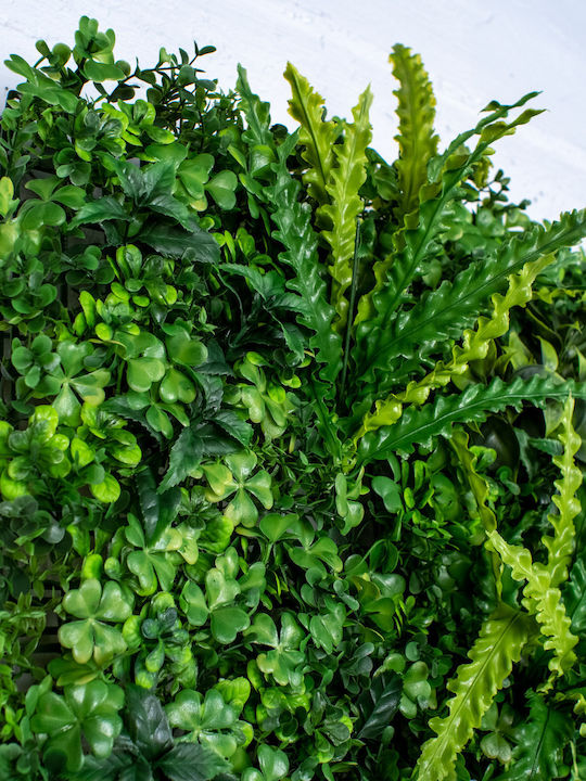 Supergreens Συνθετικό Πάνελ Φυλλωσιάς Τριφύλλι με Ασπλήνιο 1x1m