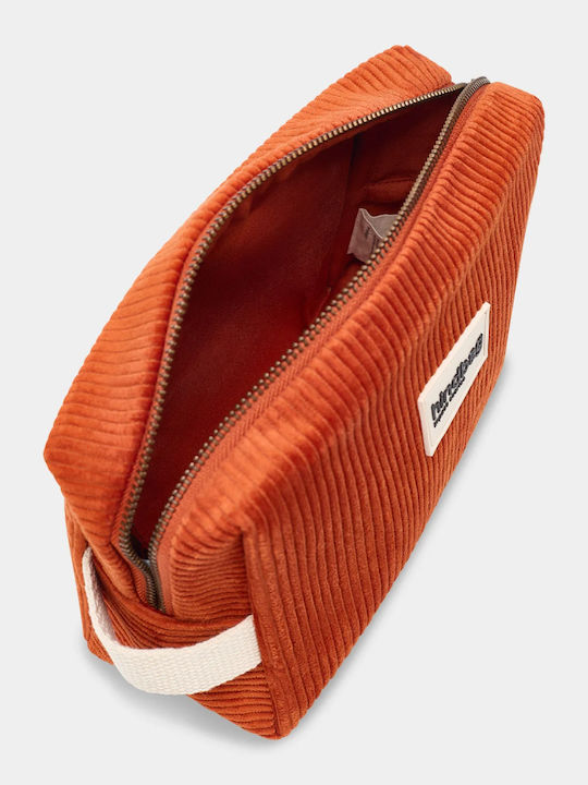 Hindbag Kulturbeutel Leon Brick Corduroy Kordel-Neseser Organische Baumwolle