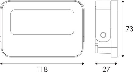 Aca Proiector LED Etanș 10W Alb Cald 3000K IP66