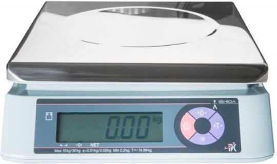 Ishida mit einer Wiegekapazität von 30kg und einer Unterteilung von 10gr