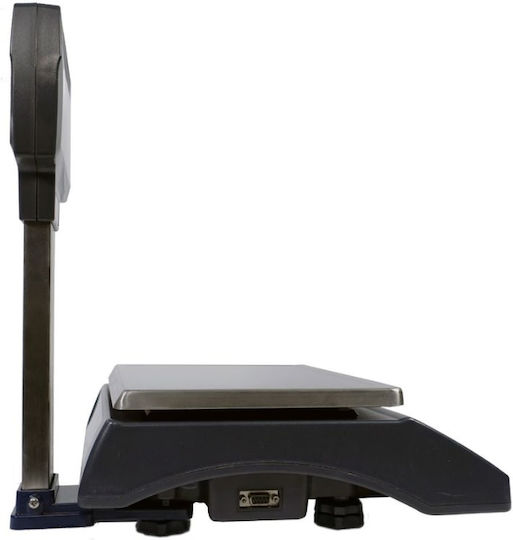 ICS Electronic Retail Scale with Column with Weighing Capacity of 30kg