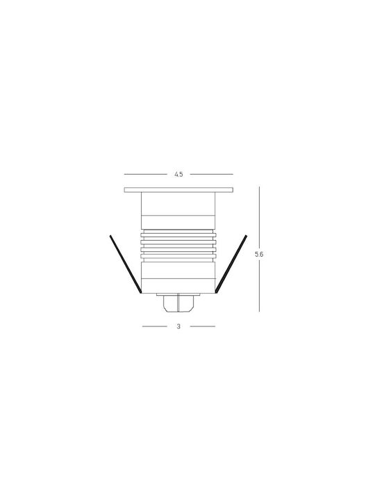 Zambelis Lights Spot De Podea LED 3W Zambelis Lights Spot De Podea LED 3W