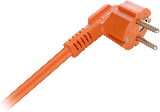 Cablu de prelungire 4 locuri cu cablu de 50m Diametru 3 x 2.5mm² Neagră