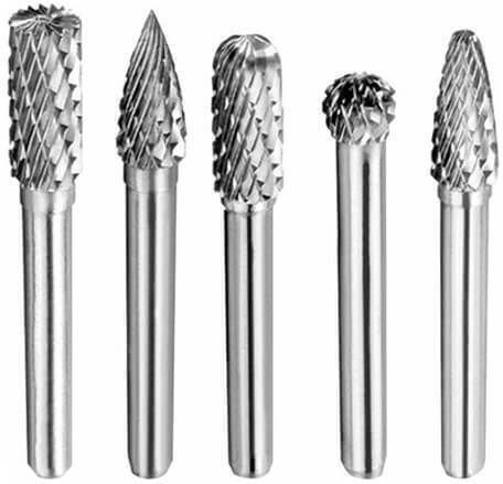 Total Fräsersatz Hartmetall für Metall \ Kunststoff 6mm 5Stück