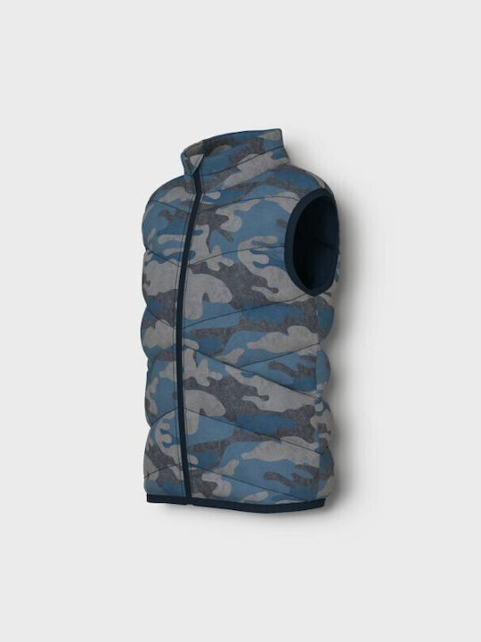 Geci Pentru Copii Casual Fără Mâneci Albastru Închisut