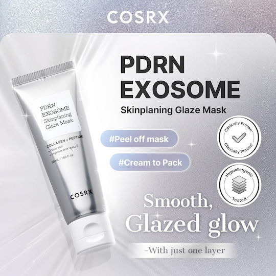 Cosrx Pdrn Exosome Peel Off Μάσκα Προσώπου για Λάμψη / Σύσφιξη 50ml