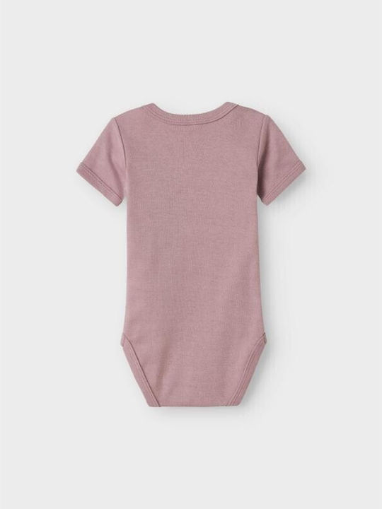Name It Set Body pentru Bebeluși Purple 3buc