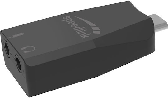 SpeedLink External USB-C Sound Card (SL-880501-BK)