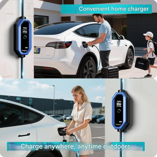 Încărcător Portabil 3.6kW cu Cablu Încorporat 5m Tipul 2 (B0CG67N79H)