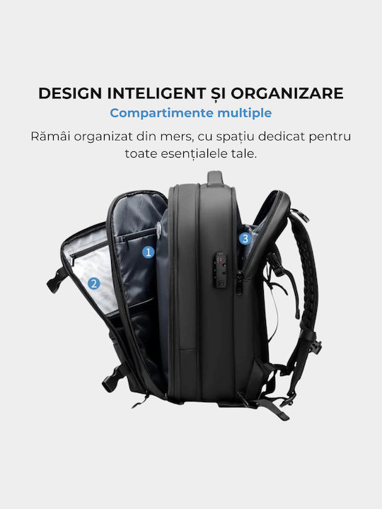 Backpack Αδιάβροχο 60lt Μαύρο