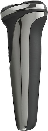 Avizar Smart Waterproof Rechargeable Electric Rotary Shaver 3 Heads Grey