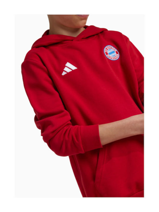 Kids Sweatshirt with Hood and Pockets Red
