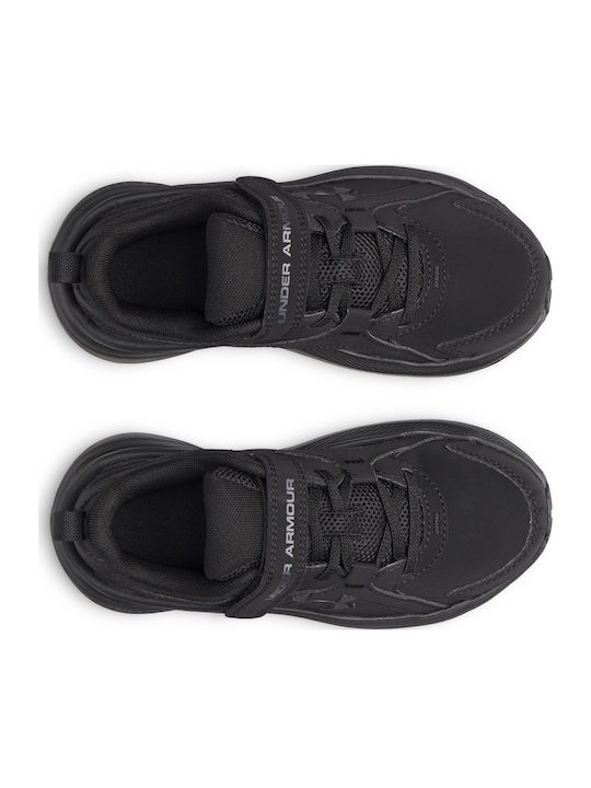 Kinder Sportschuhe Running mit Bügel- und Schleifenverschluss Schwarz