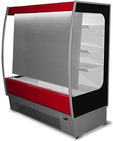 Tecnodom Lido CG 125 Vitrină frigorifică Self-Service 131x88.8x199.1cm.
