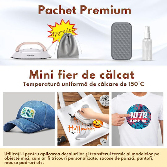 Fier de călcat de călătorie Abur 300W