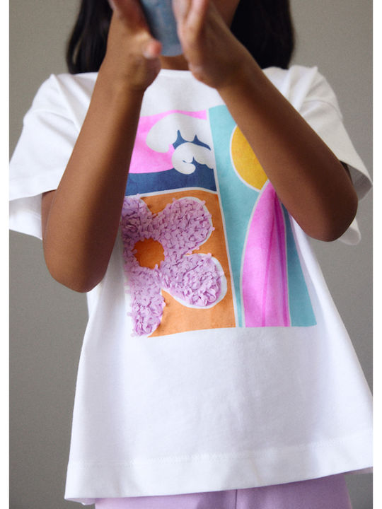 Kinder-Set mit Leggings Sommer 2Stück Lilac