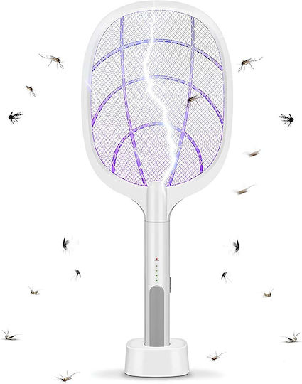 Avizar Elektrischer Insektenvernichter 2-in-1 UV-Lampe Weiß