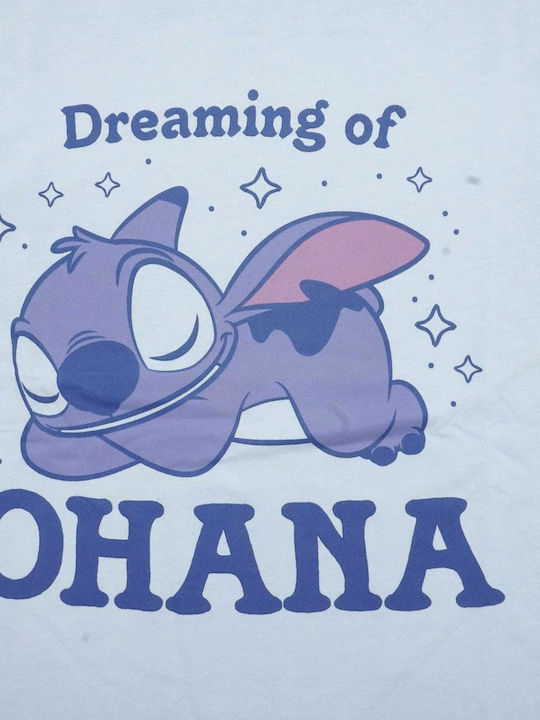 Cerda Pijama pentru copii Din bumbac Albastră Stitch