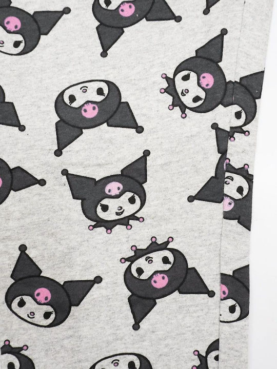 Cerda Παιδική Πιτζάμα Βαμβακερή Μαύρη Hello Kitty Kuromi