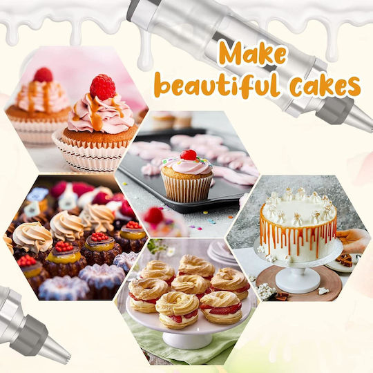 Set Pungi De Patiserie Metalice 7.5cm