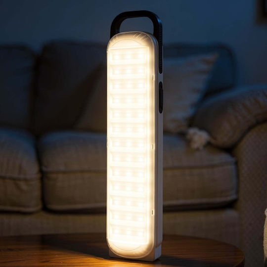 Avizar Lampă de Urgență cu 42 LED-uri Luminozitate Mare 1800mAh Reîncărcabilă Portabilă Albă