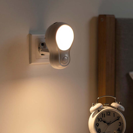 Avizar Plug-in Led Nite Light Switch Soft Light White