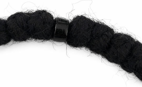 Mărgele De Rugăciune Handmade Din Lână Groasă 33 Noduri Mărgea Neagră