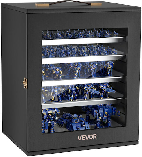 Vevor Wooden Storage Box with Lid Transparent 1pcs