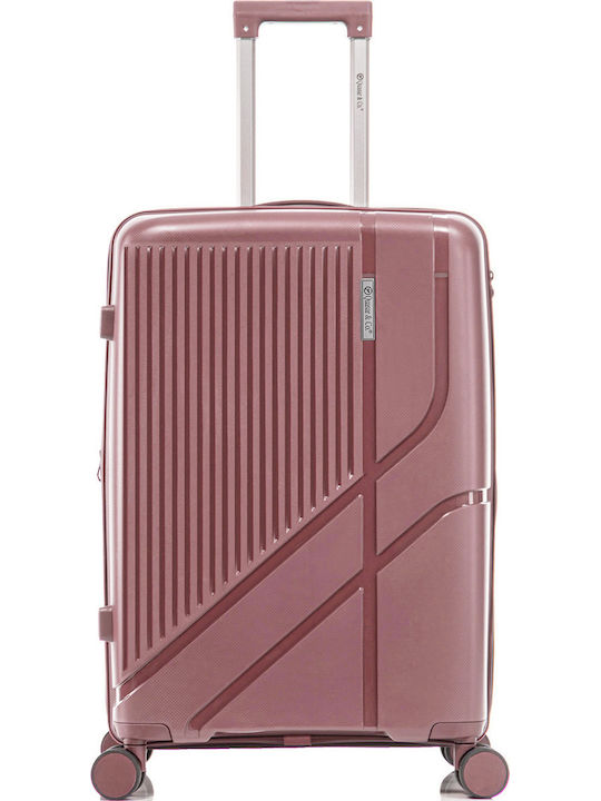 Quasar Βαλίτσα Μεσαία Powder Pink