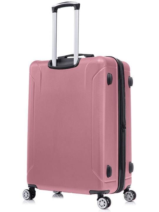 Quasar Valize de Călătorie Dure Powder Pink cu 4 roți Set 3buc