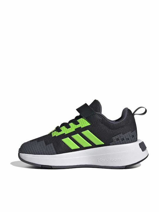 El C Kids Sports Shoes Running with Laces Black