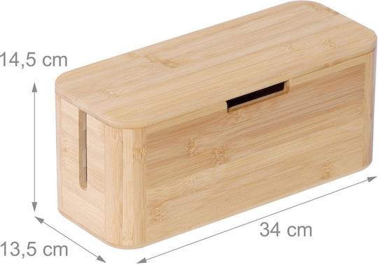 Relaxdays Holzregal / Küchenorganisationsständer 14,5x34x11cm Braune