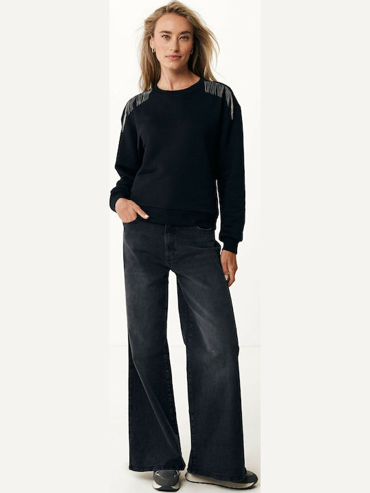Women's Blouse Cotton Black