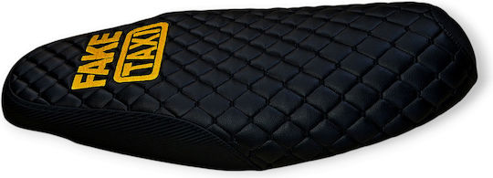 Zx130 Kawasaki Quilted Baklavadoto Seat Cover Black Stitching Yellow Logo Fake Taxi