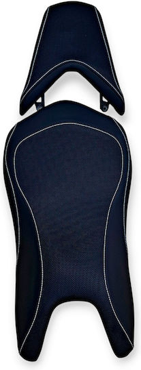 Integra 700 Honda Anti-Slip Seat Cover White Stitches