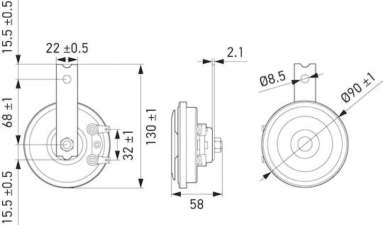 Hella Autohupe 3am 922 000-971