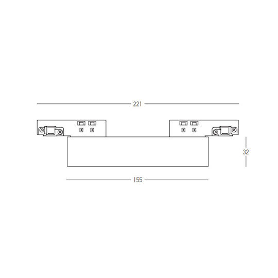 Zambelis Lights LED Lumina liniară Lumină Plafon 11W Alb cald