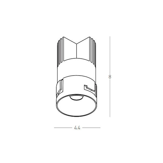 Zambelis Lights LED Lumina liniară Lumină Plafon 12W Alb cald