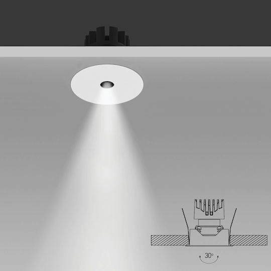 Zambelis Lights LED Alb Cald Spot în Culoare Alb