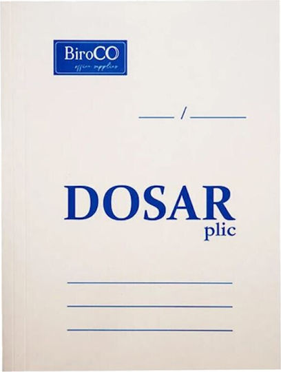 Mapă Tip Envelopă A4 Pentru Organizare Documente Carton 230 Gsm Albă