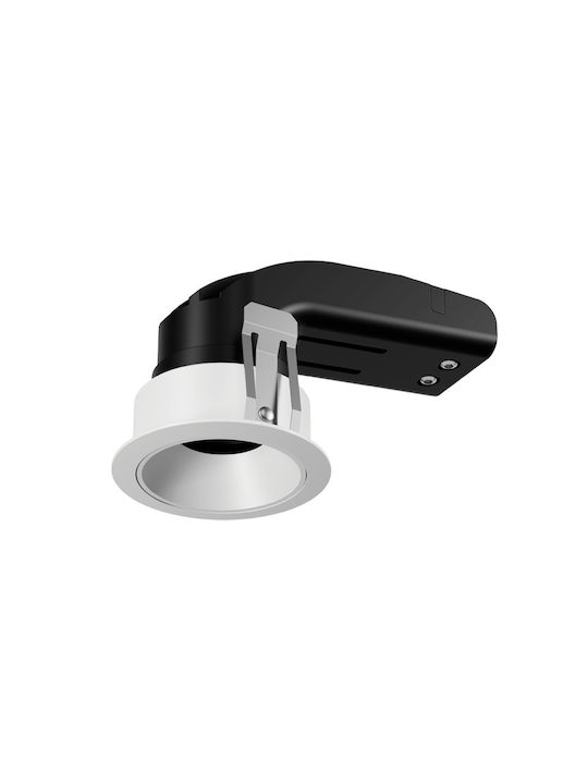Zambelis Lights Recessed Spot with Integrated LED and Warm White Light White 1pcs