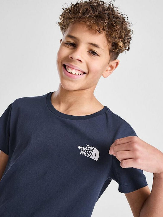 Παιδικό T-shirt Navy Μπλε Gradient
