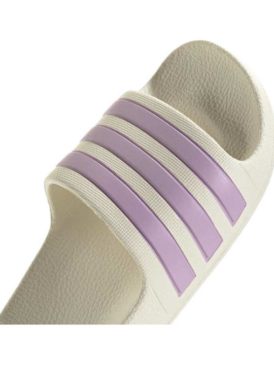 Παιδικές Σαγιονάρες Λευκές Adilette Aqua K