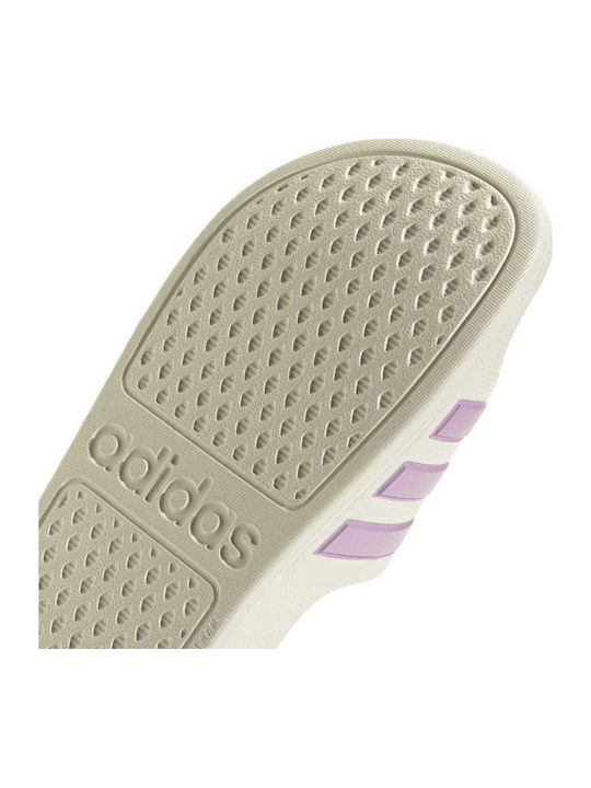 Παιδικές Σαγιονάρες Λευκές Adilette Aqua K