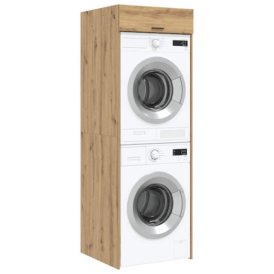 vidaXL Badezimmerschrank Wäscherei B67.5xT68xH200cm Eiche