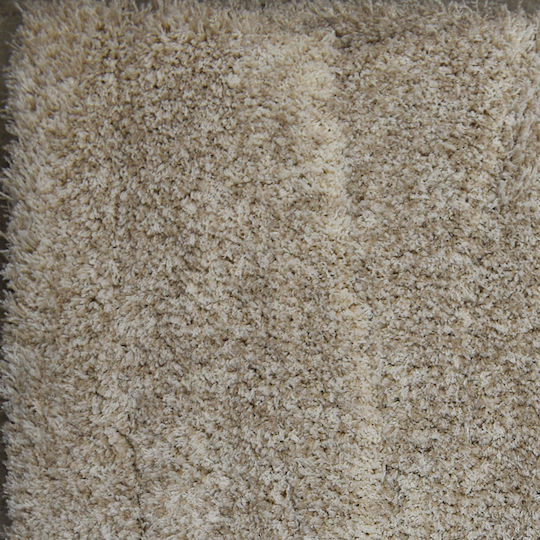 Soft Touch Rug Rectangular Beige